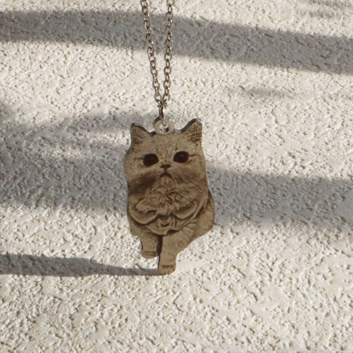 Custom Pet Photo Necklace – Irregular Pet Photo Pendant