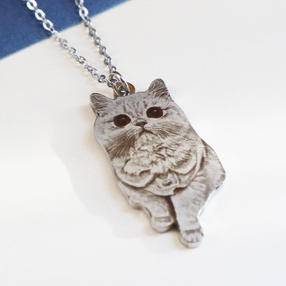 Custom Pet Photo Necklace Custom Gifts for Animal Lovers