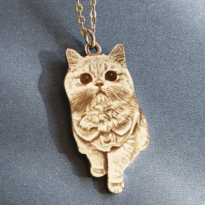 Custom Pet Photo Necklace Custom Gifts for Animal Lovers